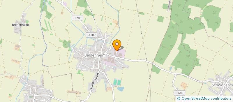 localisation de l'entreprise NOUVEAUX ETABLISSEMENTS EUROBAUMSTAL  BALDENHEIM