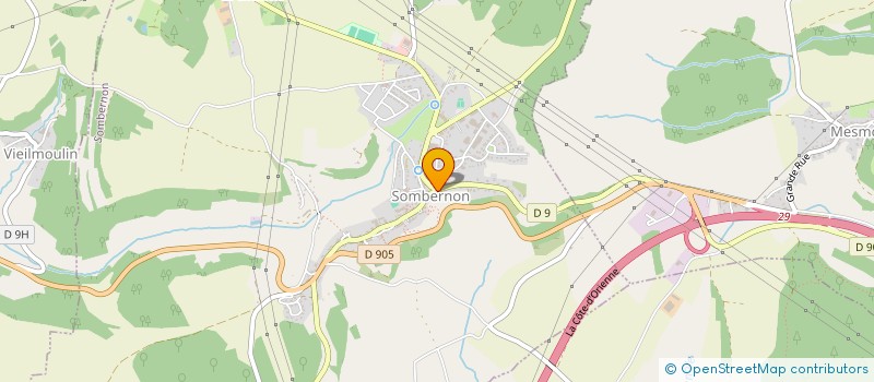 localisation de l'entreprise NOUVEAUX HORIZONS  SOMBERNON