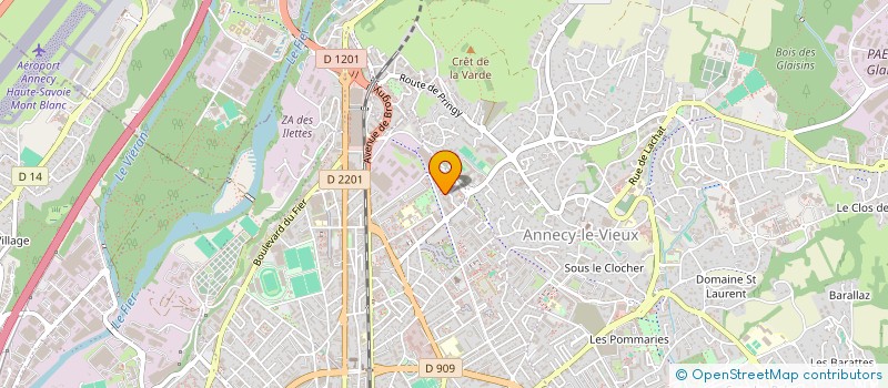 localisation de l'entreprise NOUVEAUX JOURS à ANNECY