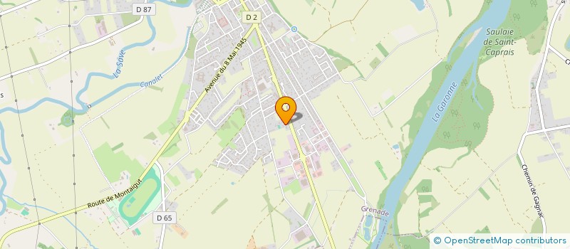 localisation de l'entreprise NOUVEAUX MEUBLES BERGOUGNOUX  GRENADE