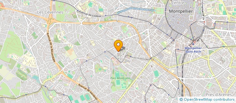localisation de l'entreprise NOUVEAUX RECITS SOCIETE COOPERATIVE ET PARTICIPATIVE D'ARCHITECTURE A RESPONSABILITE LIMITEE, A CAPITAL VARIABLE  MONTPELLIER