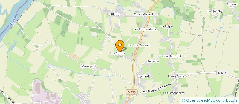 localisation de l'entreprise NOUVEAUX REPERES DE COMMUNICATION  N.R.C  SAINT-DIDIER-SUR-CHALARONNE