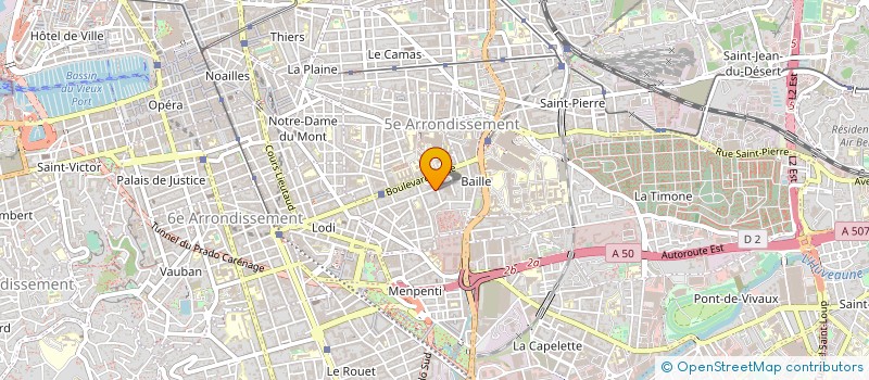 localisation de l'entreprise NOUVEAUX SERVICES INFORMATIQUES à MARSEILLE