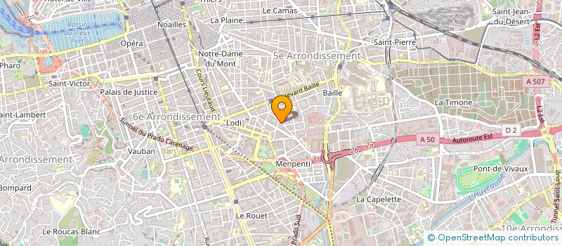 localisation de l'entreprise NOUVEAUX TERRITOIRES à MARSEILLE