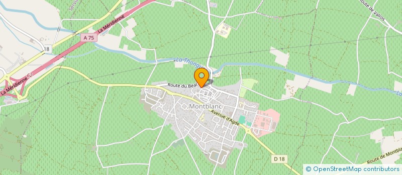 localisation de l'entreprise NOUVEL AIR  MONTBLANC