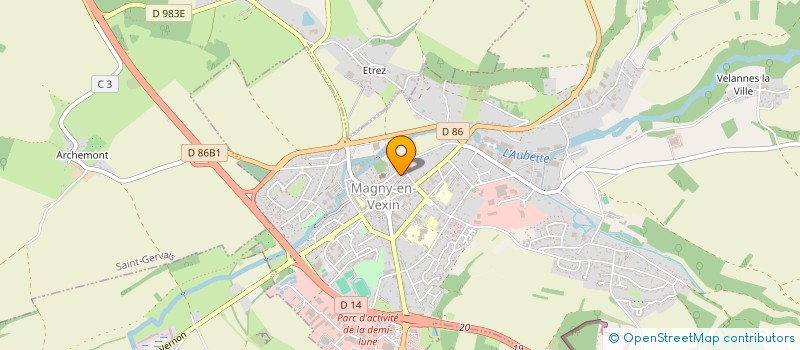 localisation de l'entreprise NOUVEL AIR  MAGNY-EN-VEXIN