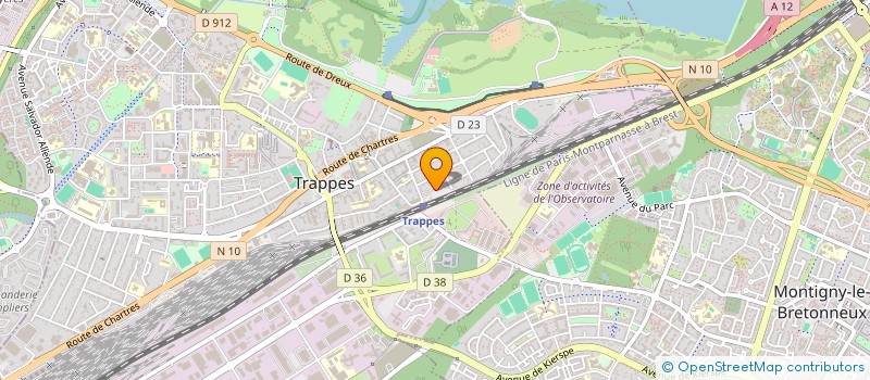 localisation de l'entreprise NOUVEL'AIR  TRAPPES