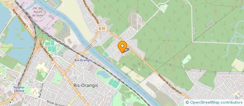 localisation de l'entreprise NOUVEL'AIR à DRAVEIL