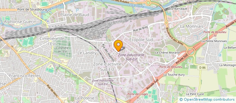 localisation de l'entreprise NOUVEL'AIR HABITAT à CESSON-SEVIGNE