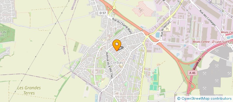 localisation de l'entreprise NOUVEL AIR IMMOBILIER à CORBAS