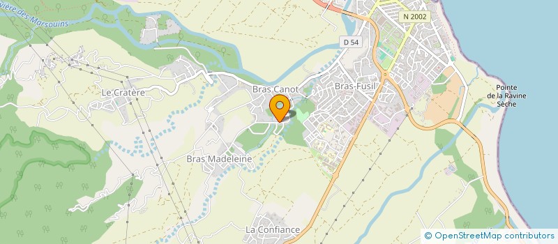 localisation de l'entreprise NOUVEL AIR POUR BRAS-CANOT (NAPBC) à SAINT-BENOIT