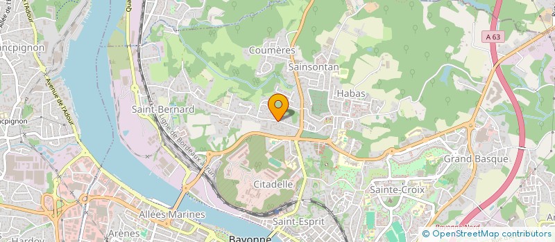 localisation de l'entreprise NOUVEL ANGLE à BAYONNE