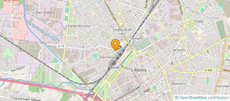 localisation de l'entreprise NOUVEL ANGLE  REIMS