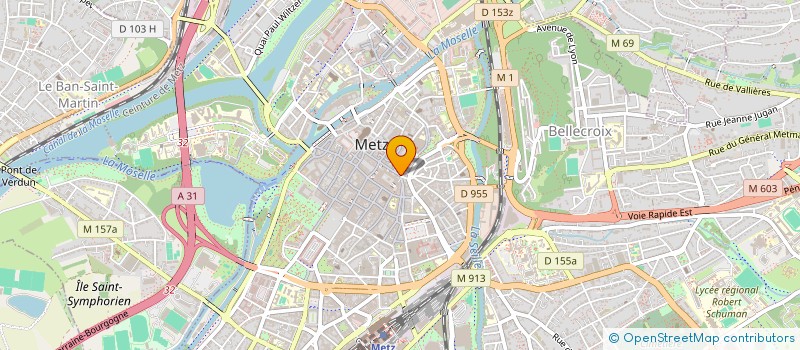 localisation de l'entreprise NOUVEL ANGLE DROIT  METZ