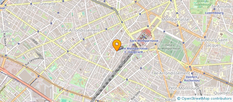 localisation de l'entreprise NOUVEL ART DE L'OBJET  PARIS