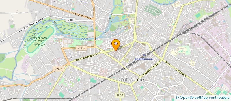 localisation de l'entreprise NOUVEL ASPECT à CHATEAUROUX