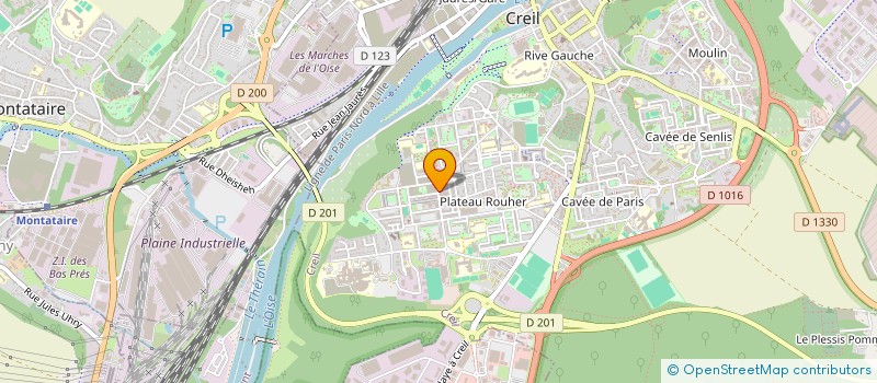 localisation de l'entreprise NOUVEL ATLAS à CREIL