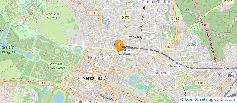 localisation de l'entreprise NOUVEL ATLAS à VERSAILLES