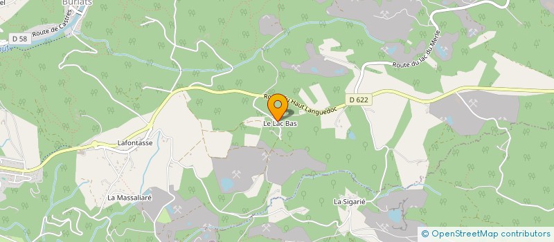 localisation de l'entreprise NOUVEL ECHO SOLIDAIRE DU LAC BAS (NES)  BURLATS