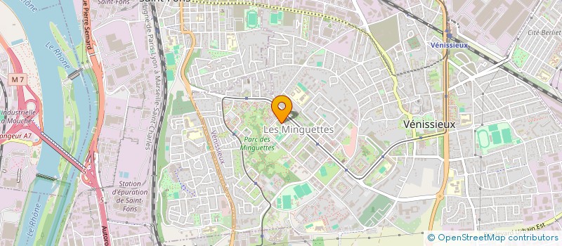 localisation de l'entreprise NOUVEL ELAN POUR L'ENTRAIDE LA SOLIDARITE LE SOUTIEN ET L'ACCOMPAGNEMENT DES FEMMES  VENISSIEUX