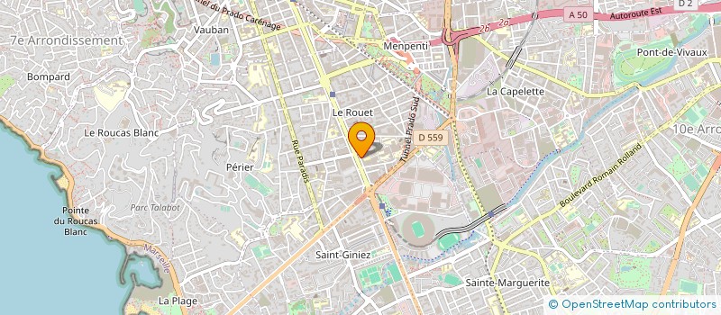 localisation de l'entreprise NOUVEL ENVOL  MARSEILLE