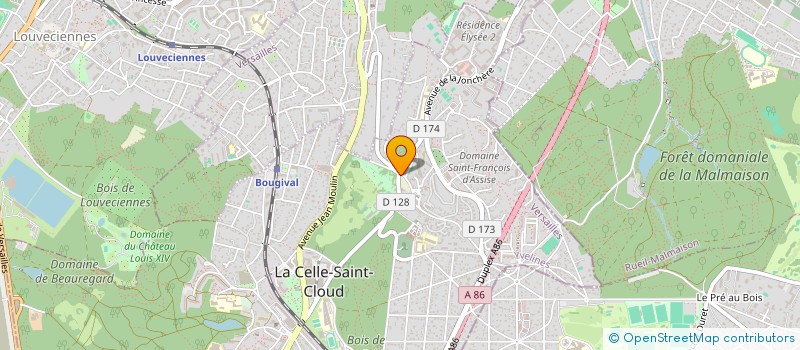 localisation de l'entreprise NOUVEL ESPACE DE RESTAURATION  LA CELLE-SAINT-CLOUD