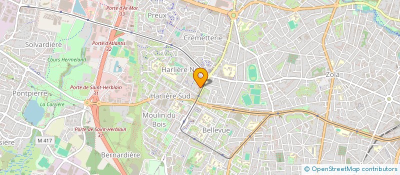 localisation de l'entreprise NOUVEL ESPOIR CONTRE L OBESITE (NEO) à SAINT-HERBLAIN