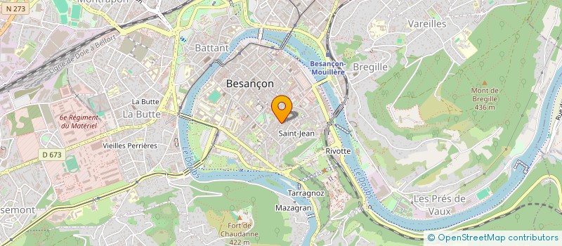 localisation de l'entreprise NOUVEL ESPRIT  BESANCON