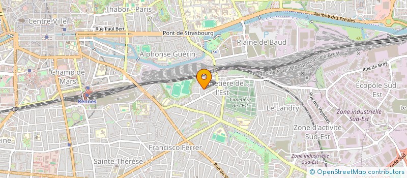 localisation de l'entreprise NOUVEL ESSOR  RENNES