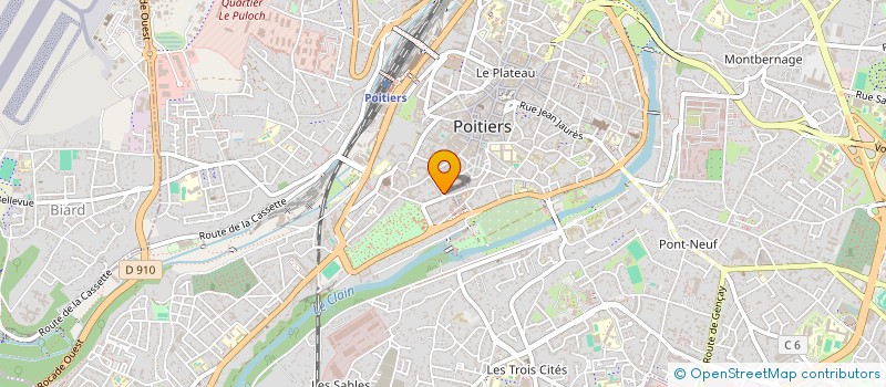 localisation de l'entreprise NOUVEL EXPERT AUDIT  POITIERS