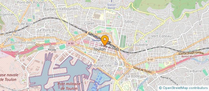 localisation de l'entreprise NOUVEL HABITAT à TOULON