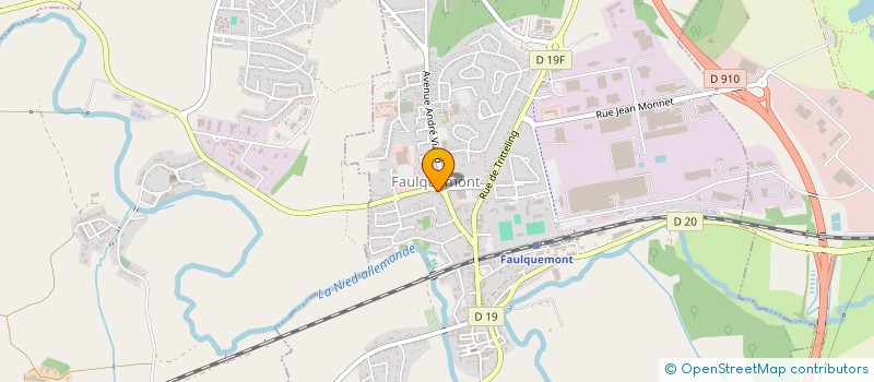 localisation de l'entreprise NOUVEL'HAIR  FAULQUEMONT