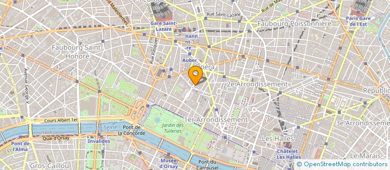 localisation de l'entreprise NOUVEL HERITAGE à PARIS