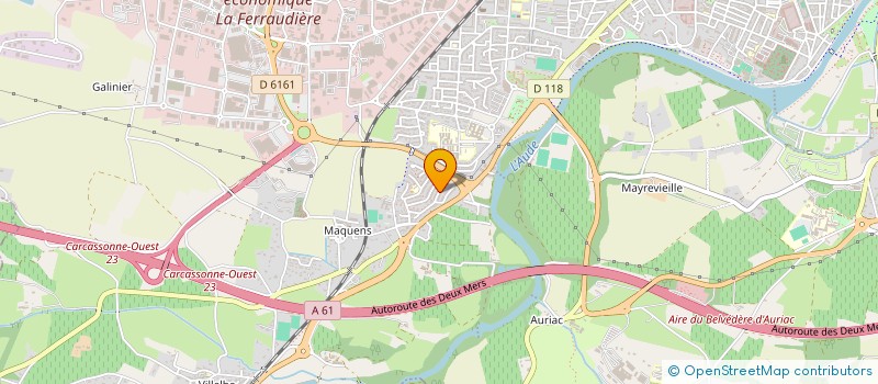 localisation de l'entreprise NOUVEL HORIZON à CARCASSONNE