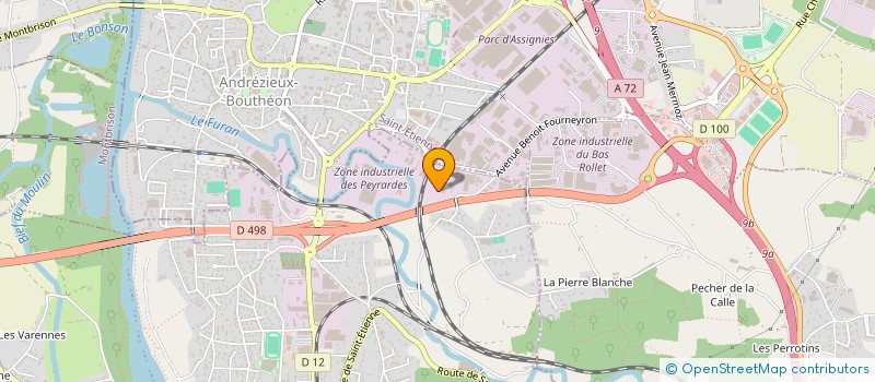 localisation de l'entreprise NOUVEL HORIZON  SAINT-JUST-SAINT-RAMBERT