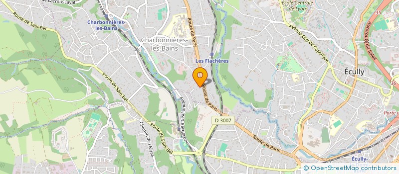 localisation de l'entreprise NOUVEL HORIZON  CHARBONNIERES-LES-BAINS