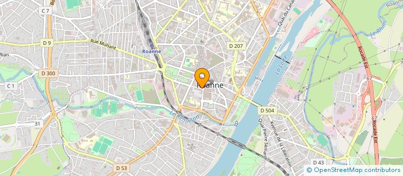 localisation de l'entreprise NOUVEL HORIZON à ROANNE