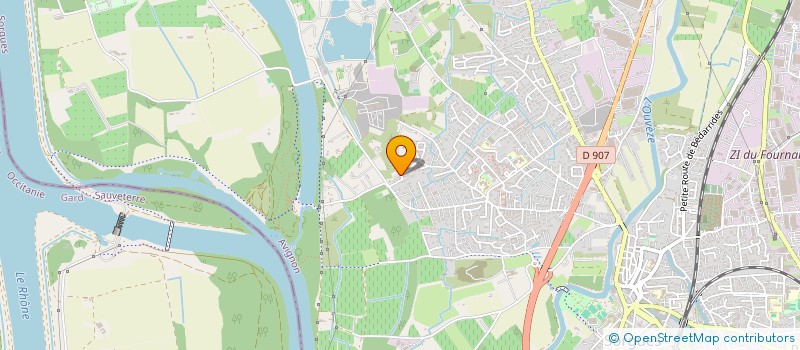 localisation de l'entreprise NOUVEL HORIZON  SORGUES