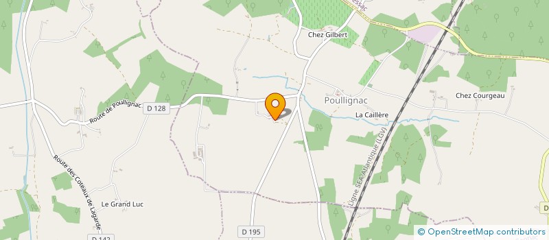 localisation de l'entreprise NOUVEL HORIZON  POULLIGNAC