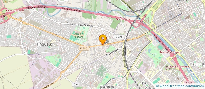 localisation de l'entreprise NOUVEL HORIZON WHY NOT  TINQUEUX