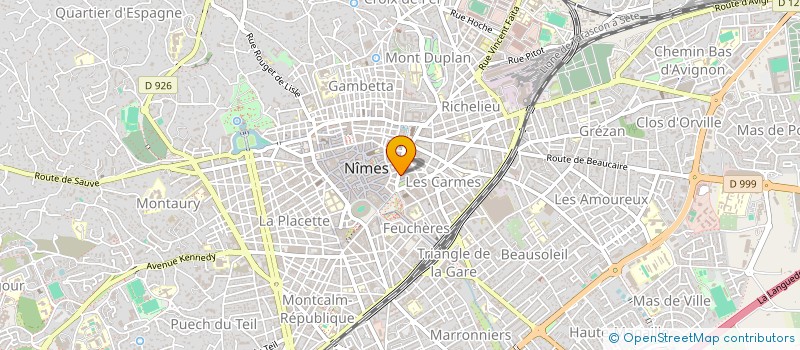 localisation de l'entreprise NOUVEL HOTEL à NIMES