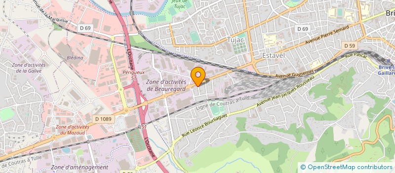 localisation de l'entreprise NOUVEL HOTEL  BRIVE-LA-GAILLARDE