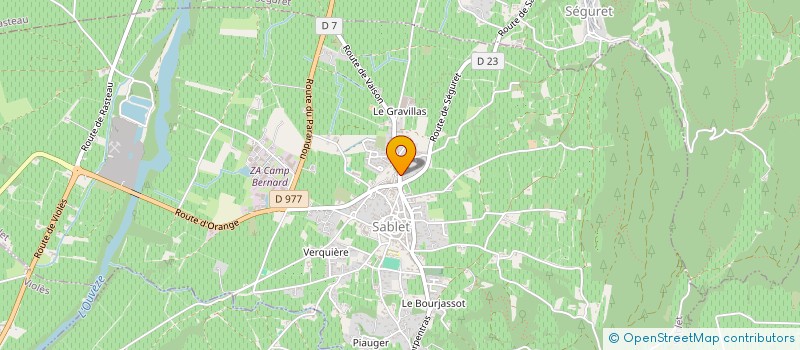 localisation de l'entreprise NOUVEL HOTEL  SABLET