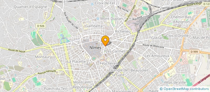 localisation de l'entreprise NOUVEL HOTEL MICHEL à NIMES