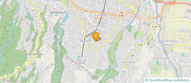 localisation de l'entreprise NOUVEL PREFORMAT LOGICIELS OCEAN INDIEN à SAINT-DENIS