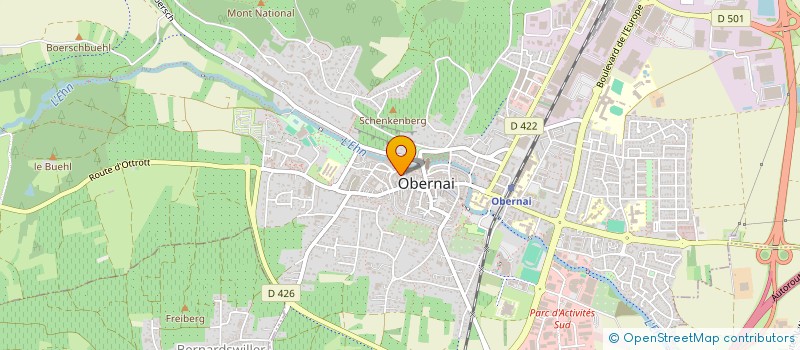 localisation de l'entreprise NOUVEL'R à OBERNAI