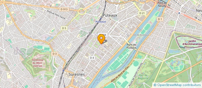 localisation de l'entreprise NOUVEL R à SURESNES