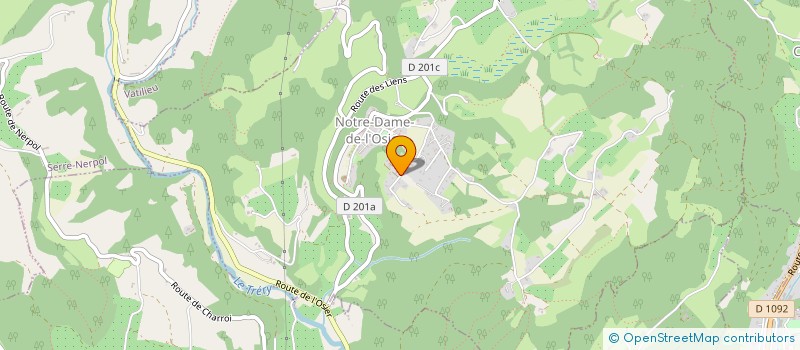 localisation de l'entreprise NOUVEL'R AGENCY  NOTRE-DAME-DE-L'OSIER