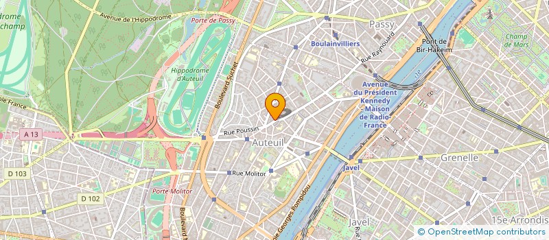 localisation de l'entreprise NOUVEL'R COURTAGE ET PATRIMOINE  PARIS