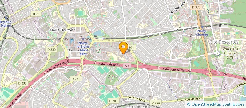 localisation de l'entreprise NOUVEL R SERVICES  NOISY-LE-GRAND